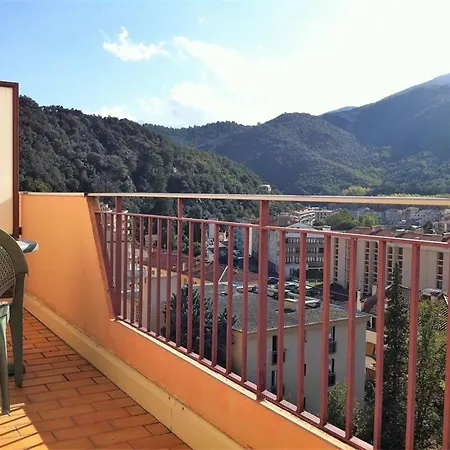 F2 Avec Terrasse, Parking Et Ascenseur - 2/4 Pers - Amelie-les-bains - Fr-1-703-47 Amelie-les-Bains-Palalda